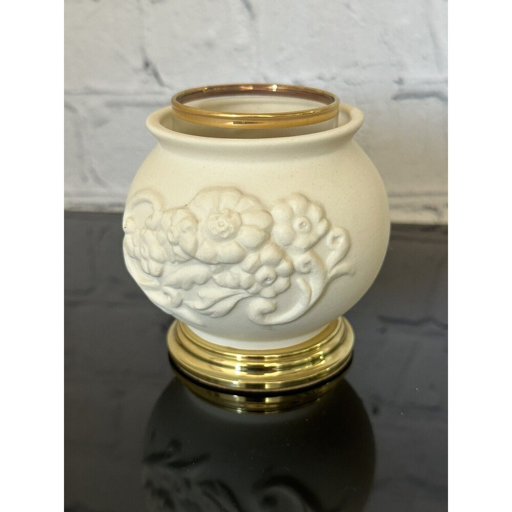BALDWIN CERAMIC CANDLE HOLDER Wildflowers